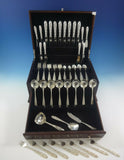 Southern Rose by Manchester Sterling Silver Flatware 8 Set 67 Pieces Repousse