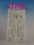 Mia by Ricci Stainless Steel Flatware Tableware Set Service 12 New 65 Pcs Modern