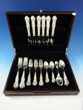 Lorena by Cassetti Sterling Silver Dinner Flatware Set Service 30 Pieces Italy