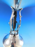Fina Sterling Silver Compote Raised #307 Modern Beaded (#2391)