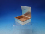 #8 Becht & Hartl Inc Sterling Silver Cigarette Holder Box Wood Lined c1940 #6014
