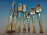 Golden Wheat by Gorham Sterling Silver Flatware Set For 8 Service 57 Pieces
