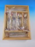 Camellia by Gorham Sterling Silver Flatware Set Service 24 pcs Place Size New
