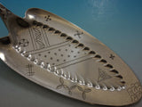 Japanese by Tiffany & Co. Sterling Silver Pie Server FH AS BC Flowers 10 3/4"