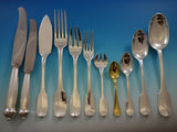 Louvois by Puiforcat Sterling Silver Flatware Set Service France 248 Pieces