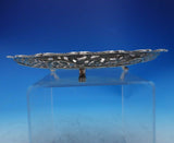 Colonial India Sterling Silver Tray Round Repoussed Deer Birds Pierced (#3900)