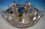 Richelieu by International Tea Set 4pc with Tray (#1631) Fabulous!