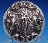 Irian by Wallace Sterling Silver Dresser Jar Lid 5/8" x 3 1/4" Art Nouveau #7789