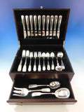 1810 Eighteen Ten International Sterling Silver Flatware Service 53 pc "E" Heavy