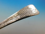 Lap Over Edge Acid Etched by Tiffany Sterling Silver Fish Serving Set Skate Fish