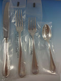 Giorgio by Greggio Italy Sterling Silver Flatware Dinner Set 12 Service 77pc New