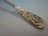 Japanese by Tiffany & Co. Sterling Silver Fish Server w/Geometric Design 12 1/8"