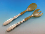 Cactus by Georg Jensen Danish Sterling Silver Flatware Set for 6 Service 52 Pcs
