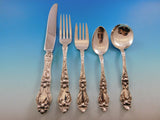 Lily by Frank Whiting Sterling Silver Flatware Service for 8 Set 48 pcs Floral