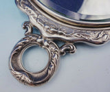 Flora by Shiebler Sterling Silver Hand Mirror with Poppies #2888 (#3437)