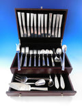 Moderne by Adra Sterling Silver Flatware Set Modernism California 78 pc Dinner