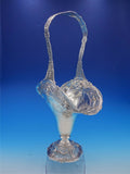 Sterling Silver Brides Basket #9727 Hand Chased Swags Ribbons Urn 19" (#3383)