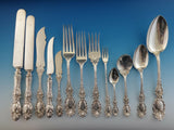 Lucerne by Wallace Sterling Silver Flatware Set Service Fitted Box 205 Pieces
