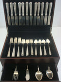 Lady Sterling by Weidlich Silver Flatware Set Service 52 Pieces Dinner Size