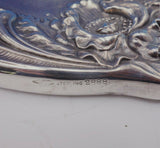 Flora by Shiebler Sterling Silver Hand Mirror with Poppies #2888 (#3437)