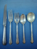 Chased Romantique by Alvin Sterling Silver Flatware Set for 8 Service 40 Pieces