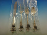 Sir Christopher by Wallace Sterling Silver Flatware Service 12 Place Set New
