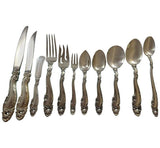 Decor by Gorham Sterling Silver Flatware Set Service Dinner Size 141 Pieces Huge