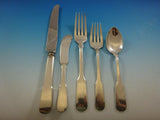 Colonial Fiddle by Watson Sterling Silver Flatware Service For 8 Set 44 Pieces