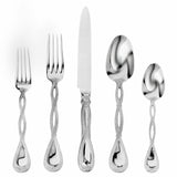 Regale Satin by Ricci Stainless Flatware Tableware Set Service 12 New 65 Pcs