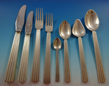 Bernadotte by Georg Jensen Sterling Silver Flatware Set For 8 Service 66 Pieces