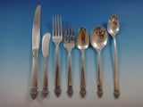 King Cedric by Oneida Sterling Silver Flatware Service For 12 Set 92 Pieces