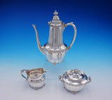 English King by Tiffany and Co Sterling Silver Demitasse Set 3-Piece (#3341)