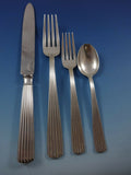 America by Schiavon Sterling Silver Flatware Dinner Set Service 67 Pcs Italy