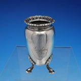Estate English Sterling Silver Toothpick Holder with Gadroon Border (#4304)