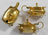 Tiffany & Co. Sterling Silver Table Set 41pc Vermeil with Monogram "K" (#2255)