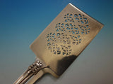 English King by Tiffany Sterling Silver Asparagus Serving Tongs pierced 8 1/2"