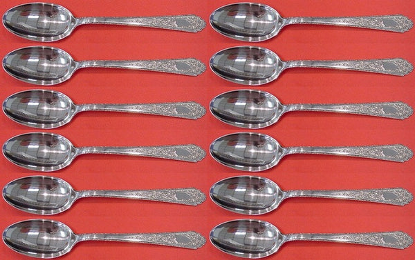 Mary II by Lunt Sterling Silver Teaspoon Set of 12 pcs 6"
