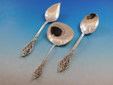 Florentine Lace by Reed & Barton Sterling Silver Flatware Set Service 140 Pieces