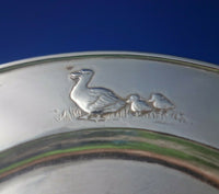 Kalo Sterling Silver Child's Set 2pc Porringer Plate w/Duck Chicks #9095 (#5387)