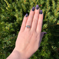 14k Gold 3.80 Carat Bi-Color Genuine Natural Watermelon Tourmaline Ring (#J6985)
