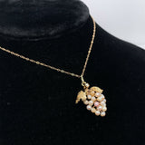 14k Yellow Gold Victorian Freshwater Pearl Pendant (#J5512)
