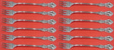 Joan of Arc by International Sterling Silver Cocktail Fork Set 12 pcs 5 1/2"