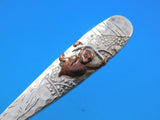 Lap Over Edge Mixed Metals by Tiffany and Co Sterling Teaspoon w/ Copper Monkey