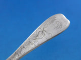 Lap Over Acid Etched by Tiffany Sterling Silver Regular Fork Butterfly 7 1/4"