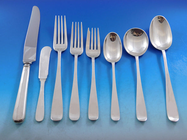 Arthur Stone Sterling Silver Flatware Set Service 95 pieces Handmade Wickstrom