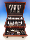 Town Hall by David Andersen 830 Silver Flatware Set Dinner Service 65 Pieces
