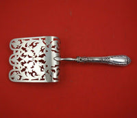 French Sterling Silver Asparagus Server Hooded HH AS with Fruit Pcd Engraved 11"