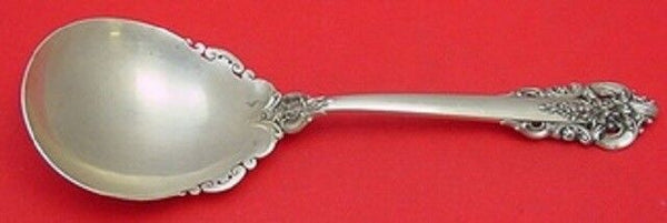 Grande Baroque by Wallace Sterling Silver Berry Spoon All Sterling  9 1/4"