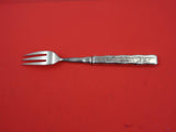 Lap Over Edge Acid Etched by Tiffany & Co Sterling Fruit Fork w/ foliage HHAS 7"