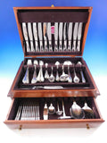 Lily of the Valley by Georg Jensen Sterling Silver Flatware Set Service 110 pcs